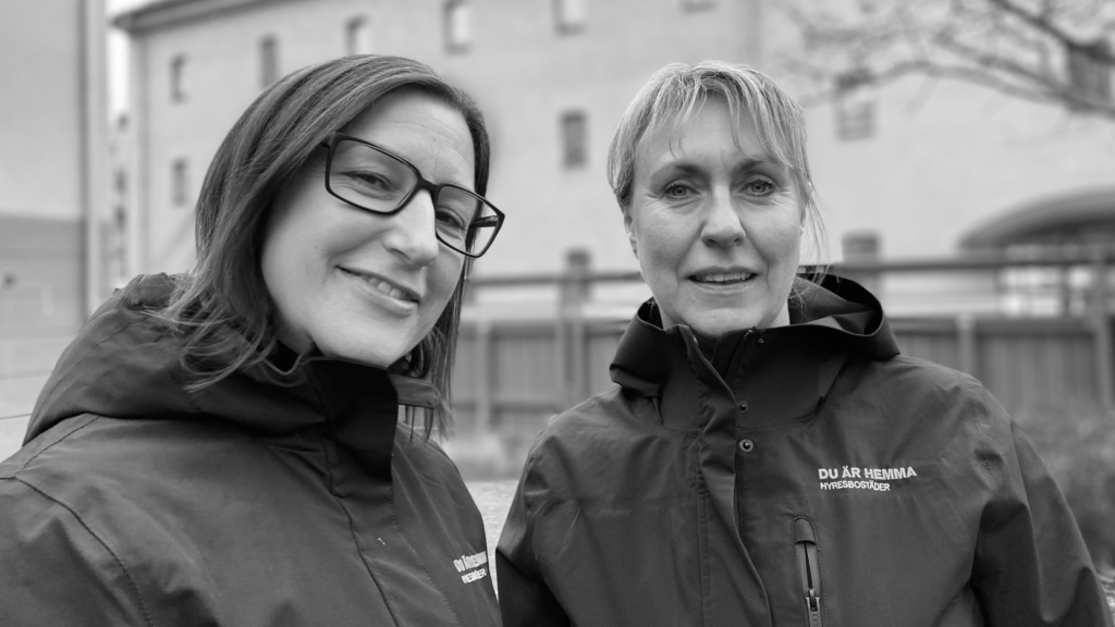 Porträttbild: Zara och Annika, lokaluthyrare